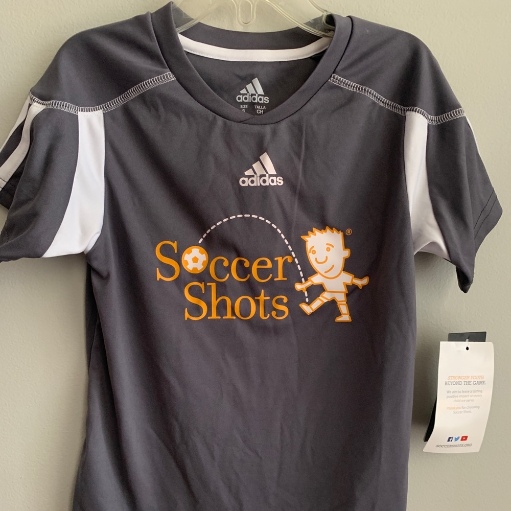 ⚽️ Adidas Soccer Shots ⚽️ Grey T-shirt